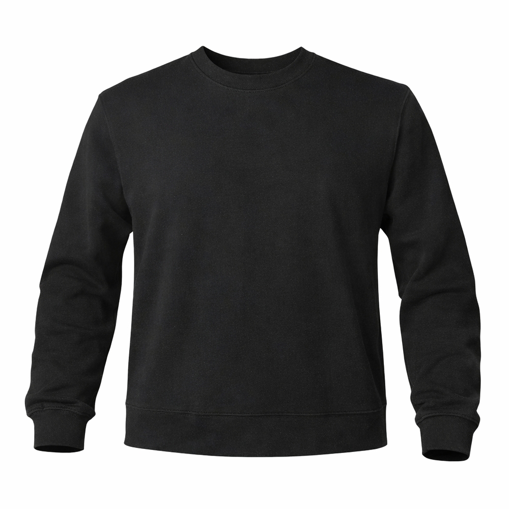 Joyspun Womens Black Soft Cozy Crewneck Sweatshirt‎ Size Small 4 6 Pullover